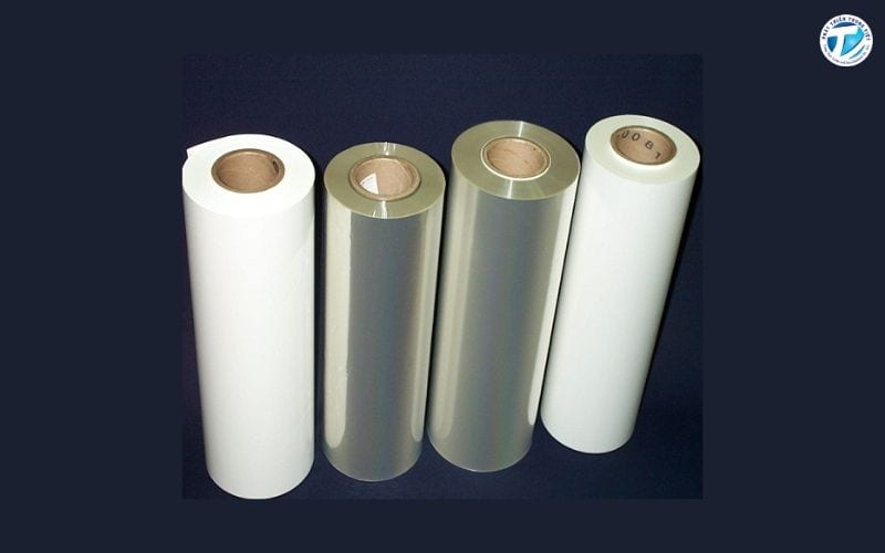 Màng PET in chuyển nhiệt có bề mặt phủ lớp xử lý đặc biệt, cho phép mực in bám đều